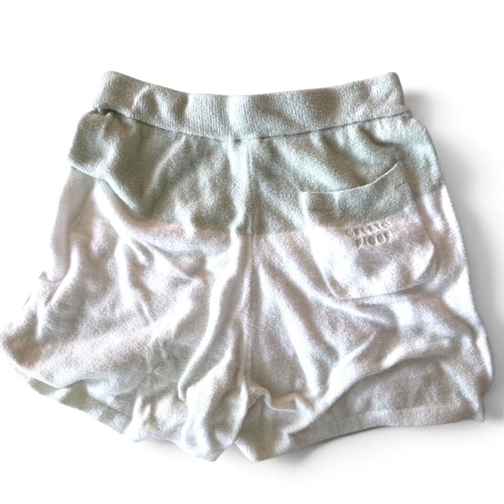 gelato pique mint striped plush lounge set hoodie shorts free size quiet luxury - Picture 6 of 6